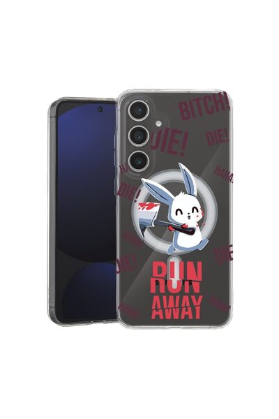 bestcase ¬Æ Husa pentru Samsung Galaxy S25, MagSafe Anti Shock, Run away!, Pr...