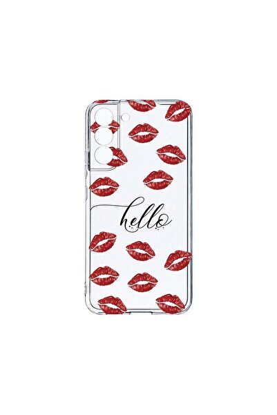 bestcase Διαφανής Θήκη Σιλικόνης 2MM, Συμβατή με Samsung Galaxy S21 FE, Hello...