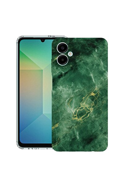 bestcase ¬Æ Husa pentru Samsung Galaxy A06 5G, Anti Shock 1.5MM, Green Marble...