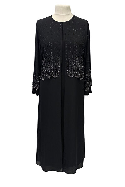 Giyinen Mağazaları Φόρεμα βραδινό φόρεμα μητέρας με στρογγυλή λαιμόκοψη Feray...