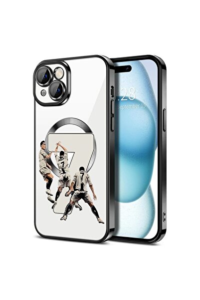 bestcase Πολυτελής Θήκη MagSafe, Συμβατή με Apple iPhone 15 Plus, Ronaldo 7, ...