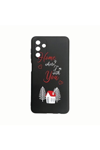 bestcase Θήκη Σιλικόνης, Συμβατή με Samsung Galaxy A04s, Σπίτι είναι εκεί που...