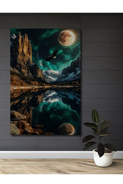 Teona Ahşap Πτήση του Αετού: Αιώνια Βουνά και Σκηνικό του Σελήνη, Ξύλινο Διακ...