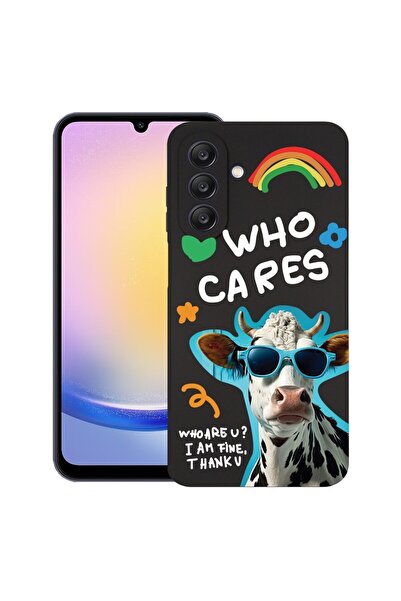 bestcase Θήκη για Samsung Galaxy A26, Cool Cow - Who Cares?, Λεπτή σιλικόνη 0...
