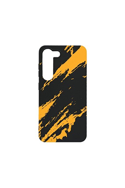 bestcase Λεπτή Θήκη Σιλικόνης 0.8MM, Συμβατή με Samsung Galaxy S23, Χρυσές Ρί...
