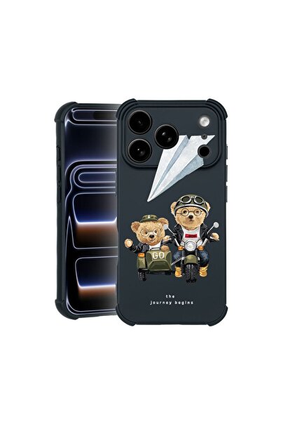bestcase Θήκη TPU Pro Shock Συμβατή με Apple iPhone 17 Pro, με σχέδιο Teddy O...