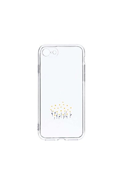 bestcase Θήκη Διαφανής Σιλικόνη 2MM, Συμβατή με Apple iPhone SE 2, Μικρά Λουλ...