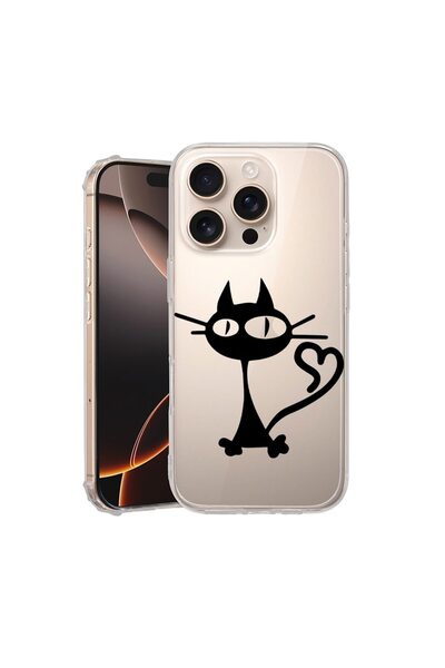 bestcase Θήκη για Apple iPhone 16 Pro, BestCase® Αντικραδασμική 1.5MM, Γάτα, ...