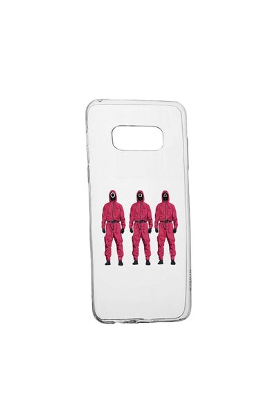 bestcase Θήκη σιλικόνης συμβατή με Samsung Galaxy S8, Squid Game - Μάσκα Στρα...