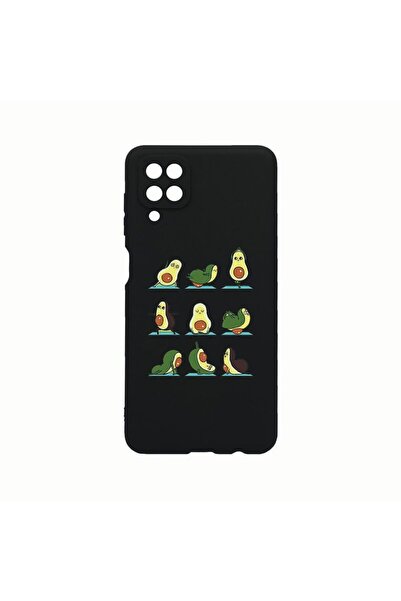 bestcase Θήκη Σιλικόνης, Συμβατή με Samsung Galaxy A12, Σχέδιο Αβοκάντο Γιόγκ...