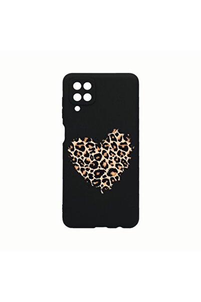 bestcase Θήκη Σιλικόνης, Συμβατή με Samsung Galaxy A12, Σχέδιο Καρδιά Λεοπάρδ...