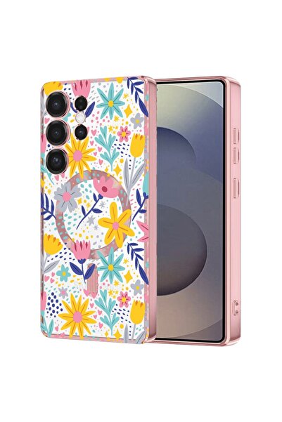 bestcase Πολυτελής Θήκη MagSafe, Συμβατή με Samsung Galaxy S24 Ultra, Μικρά Λ...