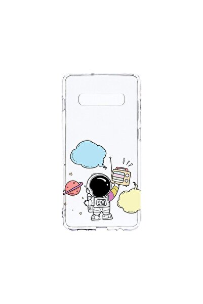 bestcase Διαφανής Θήκη Σιλικόνης 2MM, Συμβατή με Samsung Galaxy S10 Plus, Αστ...