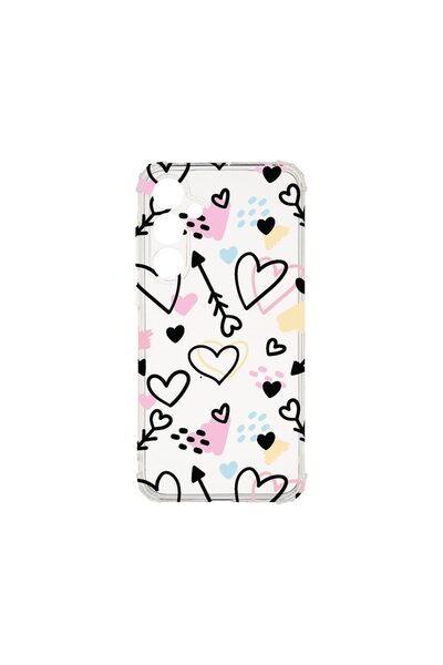 bestcase Θήκη για Samsung Galaxy A16, Αντικραδασμική 1.5MM, Σύμβολα Αγάπης, Α...