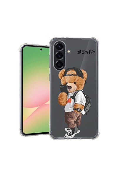 bestcase Θήκη για Samsung Galaxy A36, Αντικραδασμική 1.5MM, Σχέδιο Αρκουδάκι ...