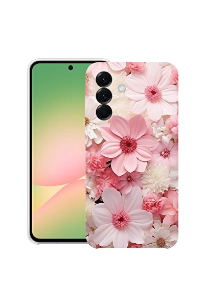 bestcase Θήκη για Samsung Galaxy A17 5G με Σχέδιο Ροζ και Λευκή Μαργαρίτα, Δι...