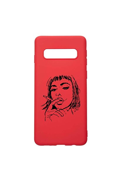 bestcase Silicone Case Compatible with Samsung Galaxy S10 Plus, Woman, wear-r...