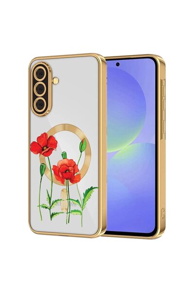 bestcase Πολυτελής Θήκη MagSafe, Συμβατή με Samsung Galaxy S25, Κόκκινο Mac R...