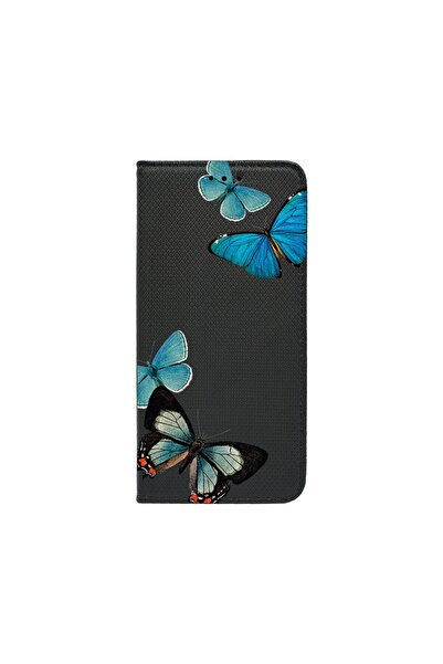 bestcase Θήκη τύπου κάρτας συμβατή με Samsung Galaxy S25, Όμορφες Μπλε Πεταλο...