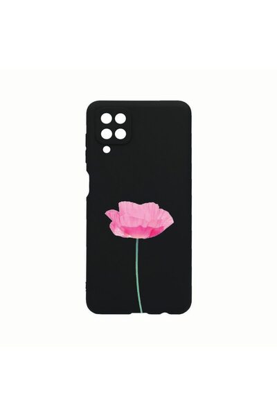 bestcase Θήκη Σιλικόνης, Συμβατή με Samsung Galaxy A12, Ροζ - Παστέλ Ροζ, Ανθ...