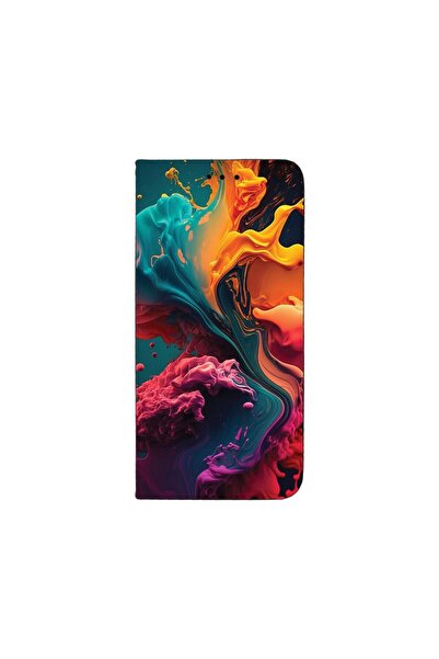 bestcase Θήκη τύπου κάρτας συμβατή με Apple iPhone 17, Υγρά χρώματα, Βάση στή...