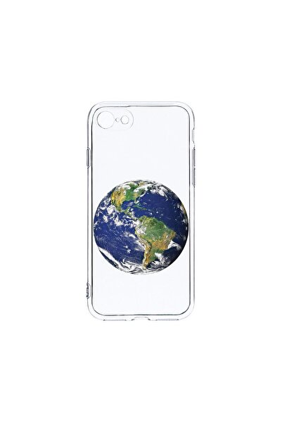 bestcase Διαφανής Θήκη Σιλικόνης 2MM, Συμβατή με Apple iPhone SE 2, Γήινο Σχέ...