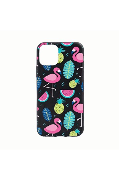 bestcase Θήκη σιλικόνης συμβατή με Apple iPhone 13 Pro, Φλαμίνγκο, με υφασμάτ...