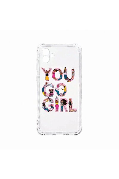 bestcase Противоударен калъф, Съвместим със Samsung Galaxy A04, Girl Power, У...