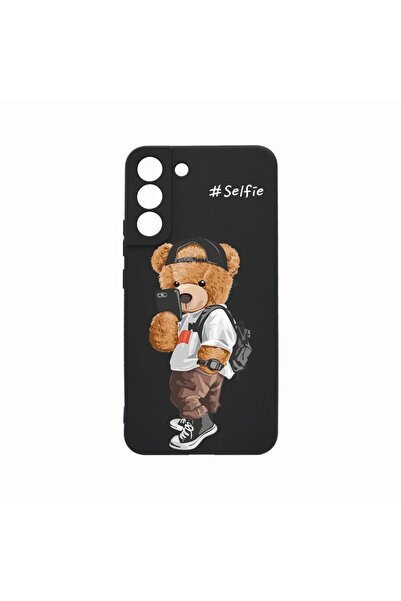 bestcase Θήκη Σιλικόνης, Συμβατή με Samsung Galaxy S21, Σχέδιο Αρκουδάκι Self...