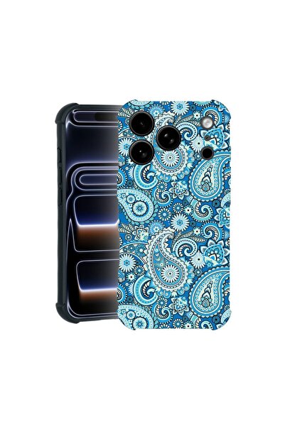 bestcase Husa TPU Pro Shock Compatibila cu Apple iPhone 17 Pro, cu Design Blu...