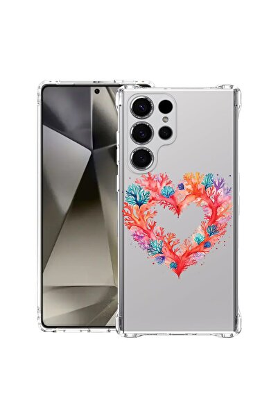 bestcase Θήκη για Samsung Galaxy S25 Ultra, Αντικραδασμική 1.5MM, Κοραλλί Καρ...
