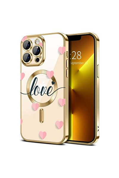 bestcase Πολυτελής Θήκη MagSafe, Συμβατή με Apple iPhone 16 Pro, Ρομαντικό Σχ...