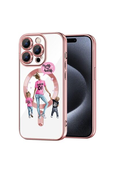 bestcase Πολυτελής Θήκη MagSafe, Συμβατή με Apple iPhone 16 Pro, Σχέδιο Μαμά ...