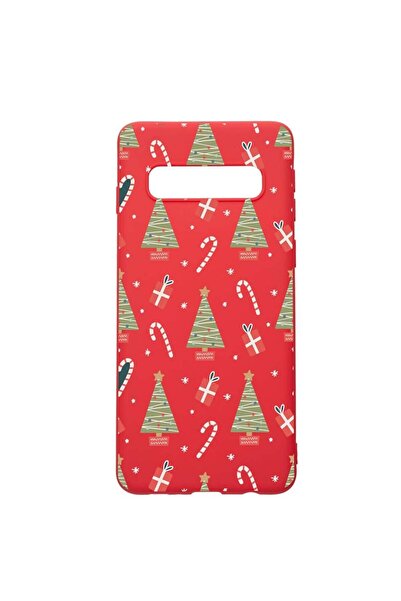 bestcase Θήκη σιλικόνης συμβατή με Samsung Galaxy S10 Plus, Χριστουγεννιάτικο...