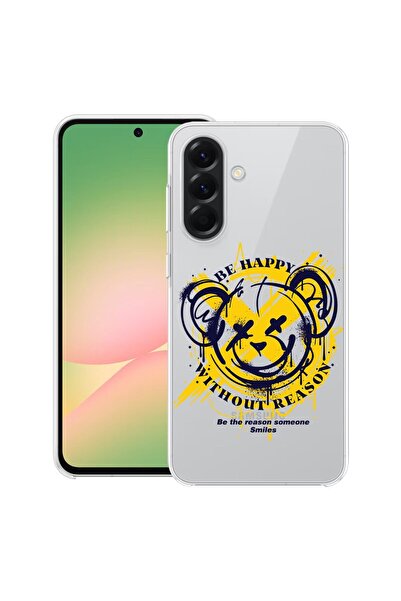 bestcase Θήκη για Samsung Galaxy A17 5G με σχέδιο Αρκουδάκι Be Happy, Διαφανή...