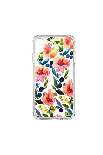 bestcase Husă Antișoc din Silicon Compatibilă cu Apple iPhone XR, Colecția Fl...