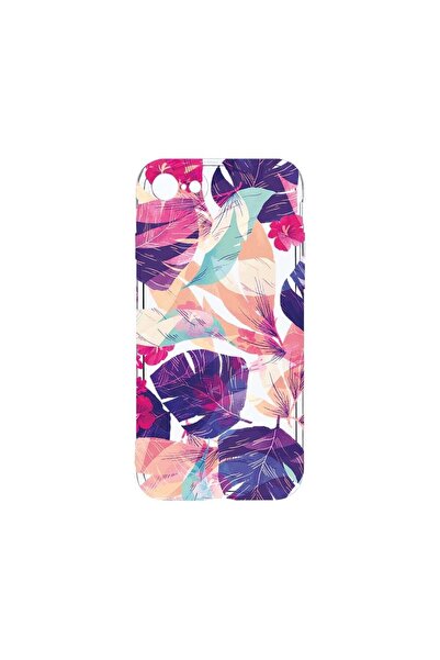 bestcase Husa Clear Silicon 2MM, Compatibila Cu Apple iPhone SE 2, Tropical F...