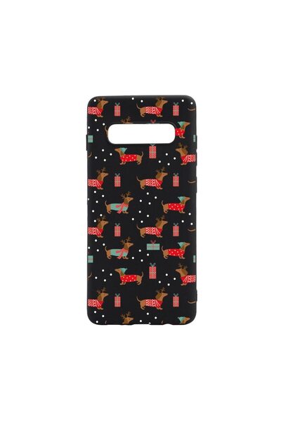 bestcase Θήκη σιλικόνης συμβατή με Samsung Galaxy S10 Plus, Ντάτσχουντ Χριστο...