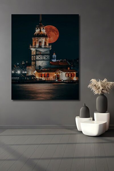 Teona Ahşap Διακοσμητικός ξύλινος πίνακας Τουρίνης με ελαιογραφία σε εμφάνιση...