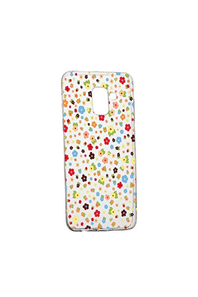 bestcase Προστατευτική θήκη, Happy Flowers, για Samsung Galaxy A6 Plus / J8 2...