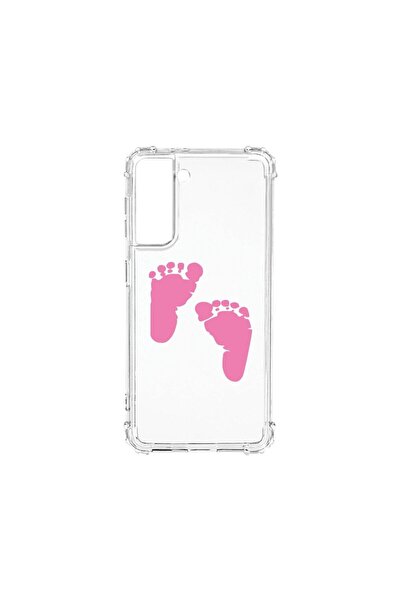 bestcase Αντικραδασμική Θήκη 1.5MM, Συμβατή με Samsung Galaxy S21, Σχέδιο Ποδ...
