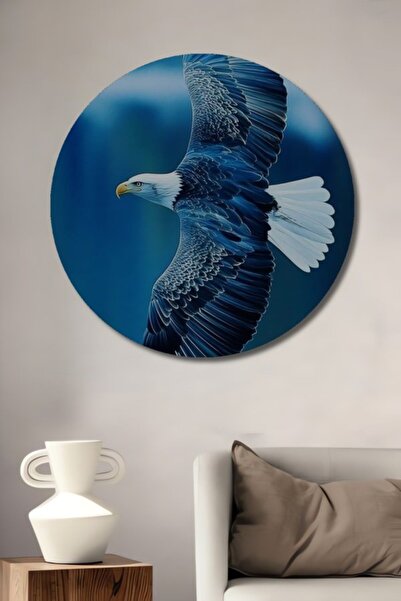 Teona Ahşap Ξύλινο διακοσμητικό τραπέζι με ελαιογραφία με εφέ κίνησης φτερών ...