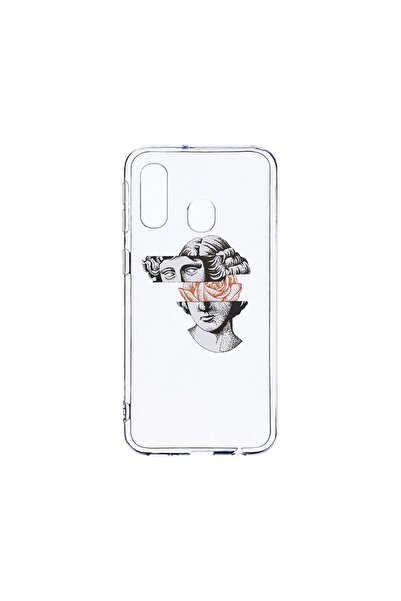 bestcase Διαφανής Θήκη Σιλικόνης 2MM, Συμβατή με Samsung Galaxy A40, Άγαλμα Δ...