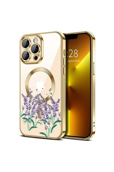 bestcase Πολυτελής Θήκη MagSafe, Συμβατή με Apple iPhone 13 Pro, Λεβάντα - Ντ...