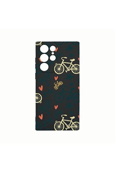bestcase Θήκη Σιλικόνης, Συμβατή με Samsung Galaxy S22 Ultra, Bike Love, Ανθε...