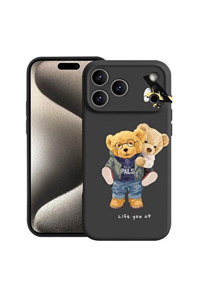 bestcase Husă pentru Apple iPhone 17 Pro Max cu design Ursuleț de pluș „Lift ...