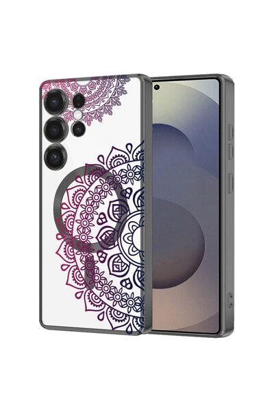 bestcase Πολυτελής Θήκη MagSafe, Συμβατή με Samsung Galaxy S24 Ultra, Αφηρημέ...