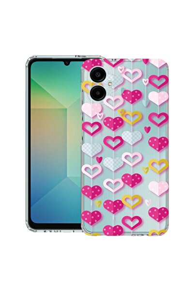 bestcase Θήκη για Samsung Galaxy A06 5G, Αντικραδασμική 1.5MM, Όμορφες Καρδιέ...