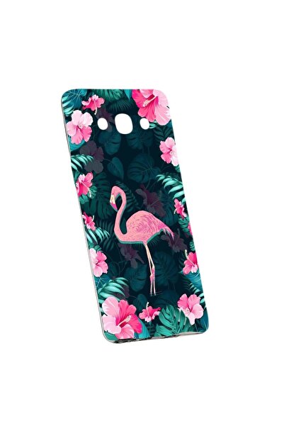 bestcase Husa de protectie Flamingo, Floral pentru Samsung Galaxy J3 2016, re...