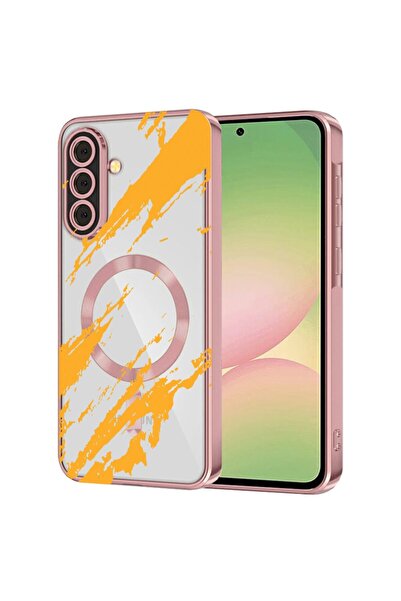 bestcase Πολυτελής Θήκη MagSafe, Συμβατή με Samsung Galaxy S25 Plus, Χρυσές Ρ...